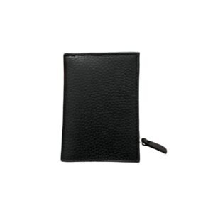 Nora Black Leather Wallet – Compact and Elegant