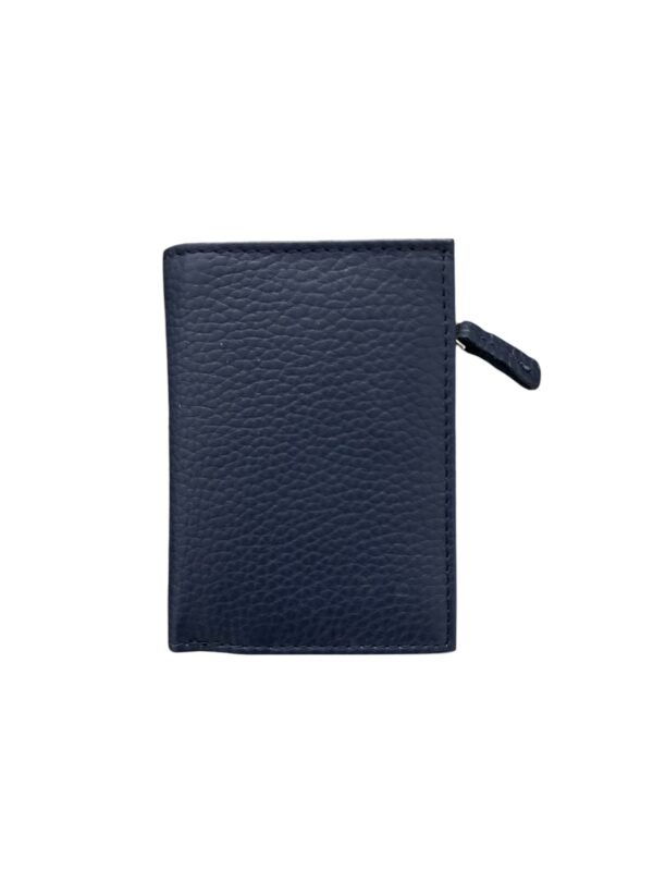 Nora Blue Leather Wallet – Compact Genuine Leather