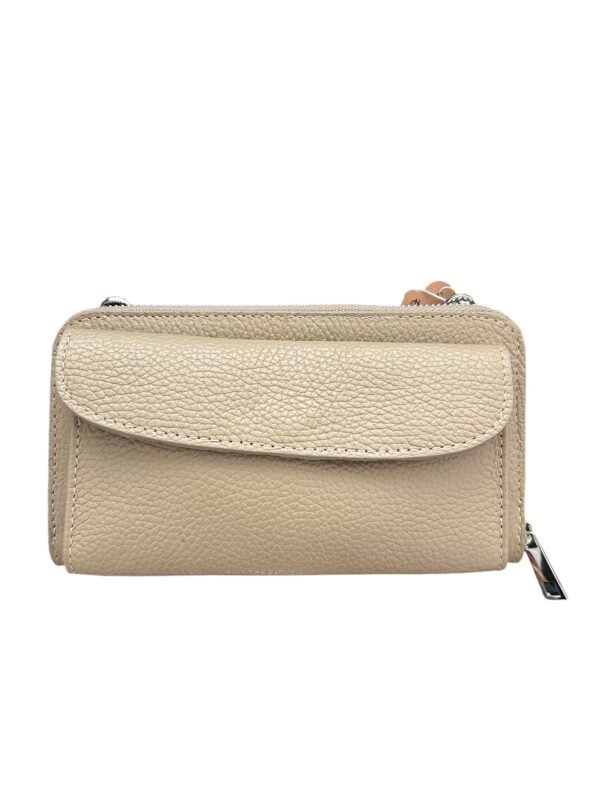 Anny Camel Leather Wallet – Convertible Wallet Crossbody