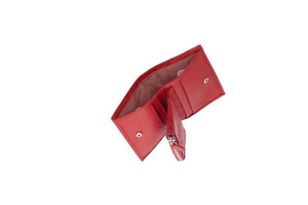 Nora Leather Wallet in Red – Soft Compact Leather