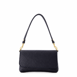 EMER LEATHER HANDBAG | DARK BLUE
