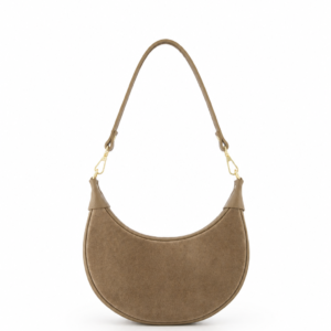 ALINA SUEDE LEATHER AND SUEDE SHOULDER BAG | TAUPE