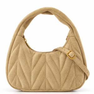 MIRA SUEDE HANDBAG | SAND