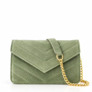 LIANA SUEDE HANDBAG | GREEN