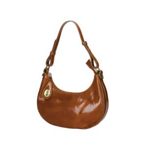 ALENA LEATHER HANDBAG | COGNAC
