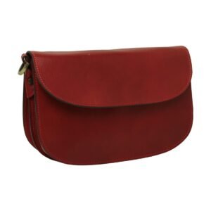 REGINA LEATHER HANDBAG | RED
