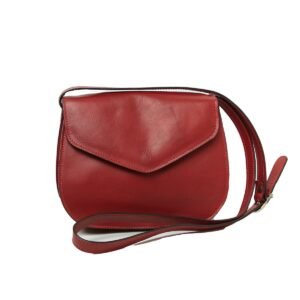 VIOLA LEATHER HANDBAG | RED